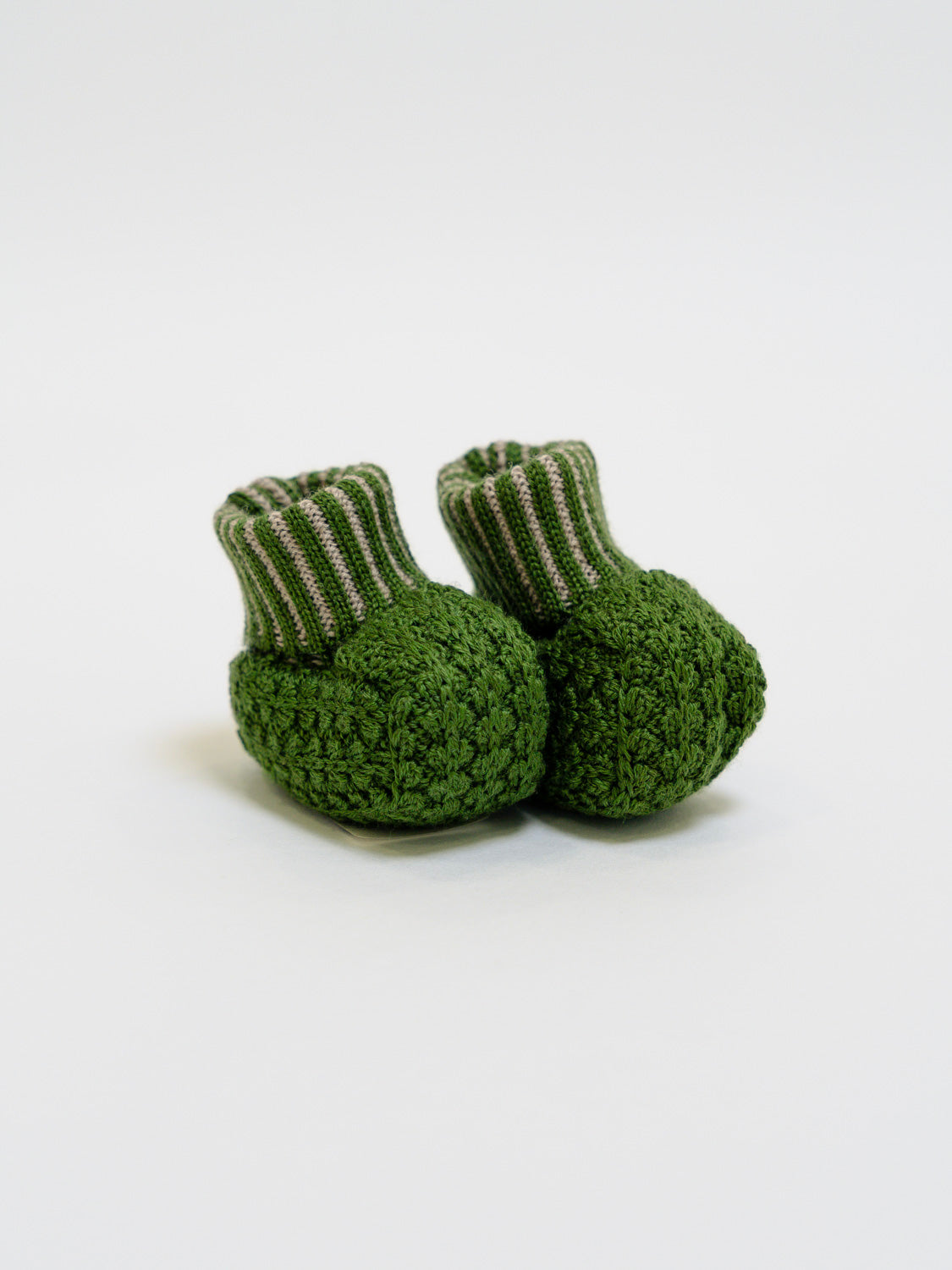Babbucce Neonato VERDE IN62S -  NANU' BABY