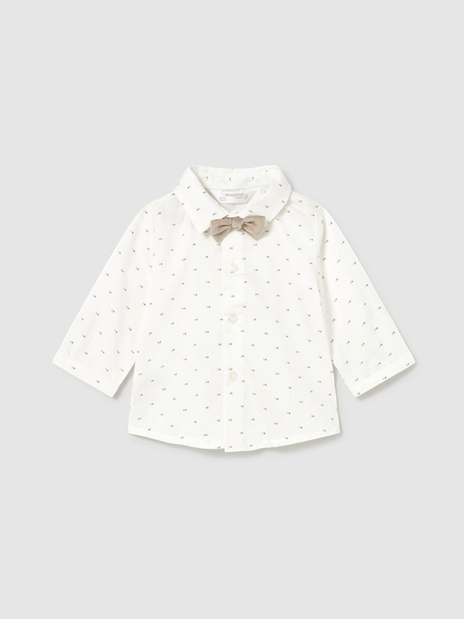 Camicia Bimbo Beige Papillon Mayoral 2196/21 - NANÙ BABY -  NANU' BABY