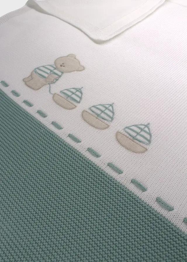 Coperta Neonato Verde ORSETTO/198-V by BABY LORD