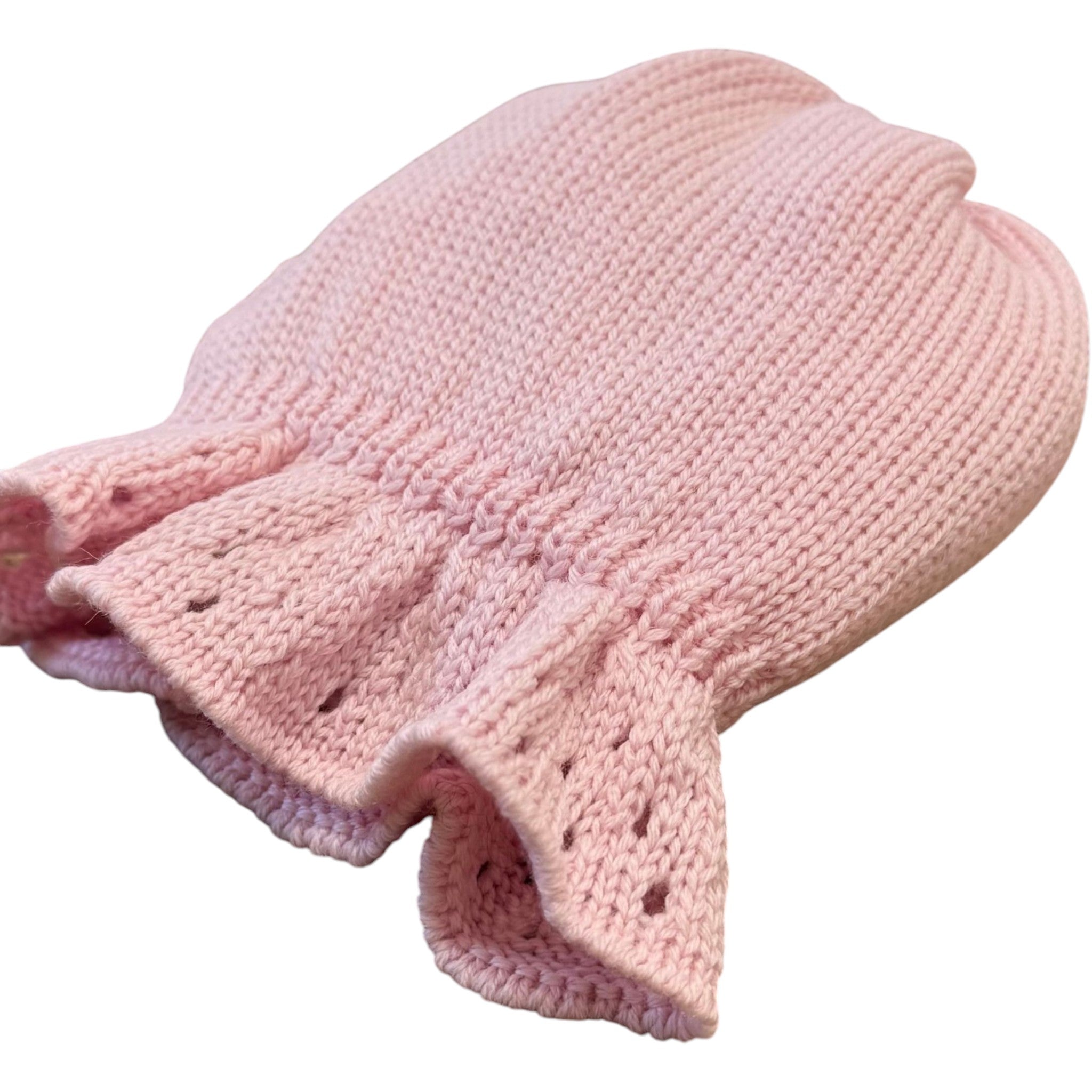 Cuffia Neonata Rosa CU80/R