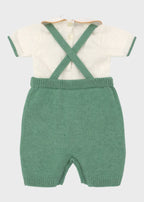 Salopette Neonato Verde CETIN/SL-V by PICCOLA GIUGGIOLA