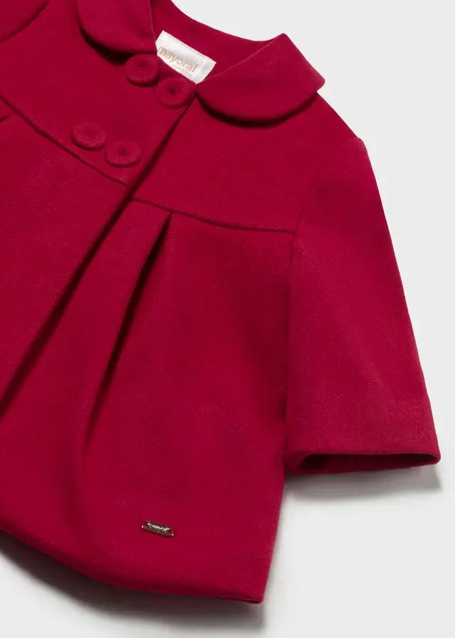 Cappotto Bimba Rosso 2407/13 by MAYORAL