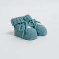 Babbucce Neonato Verde TEDDY LOVE 705 by BABY LORD