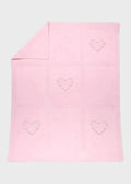 Coperta Neonata Rosa CUORI/154-R by BABY LORD