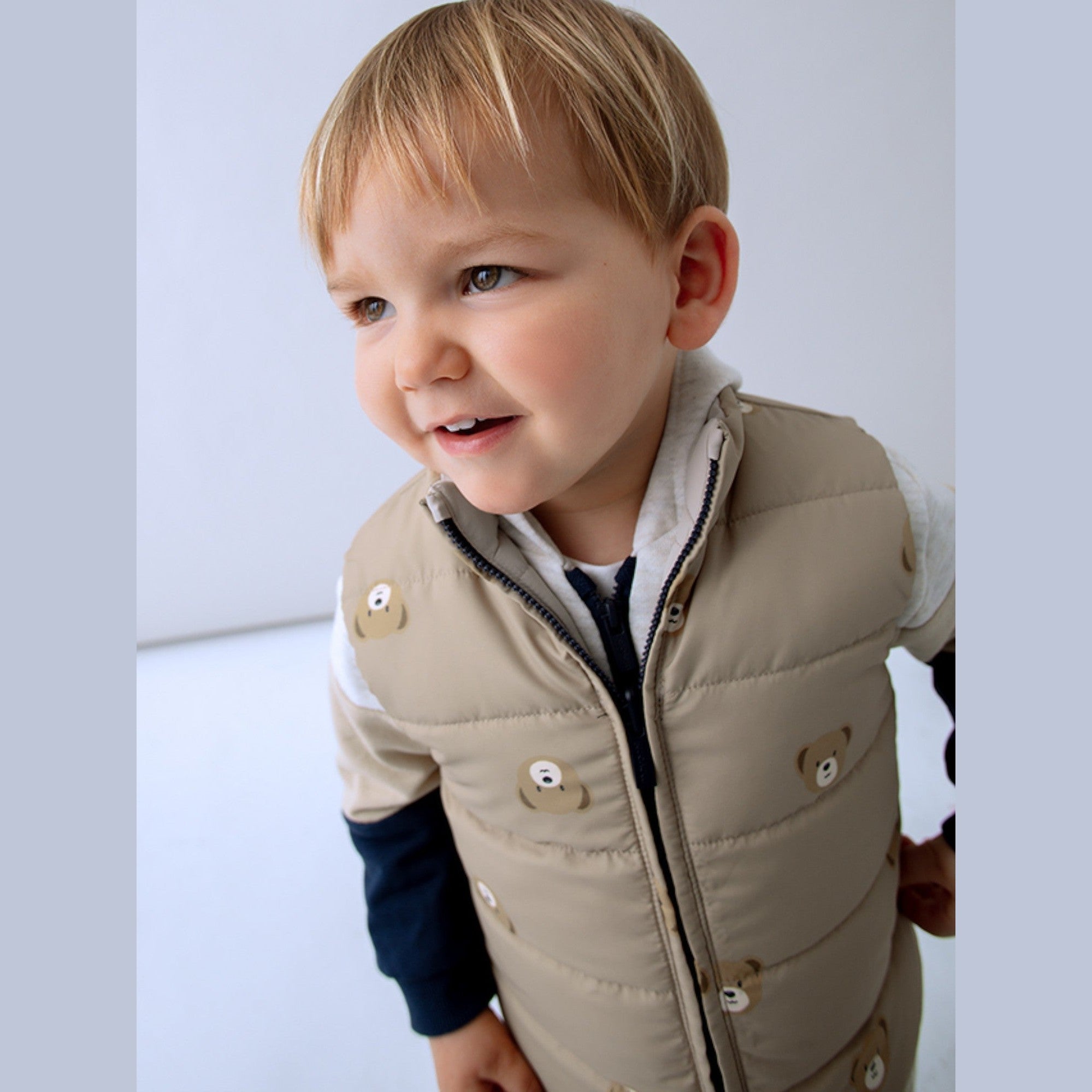 Gilet reversibile Bimbo Blu 2348/27 -  NANU' BABY