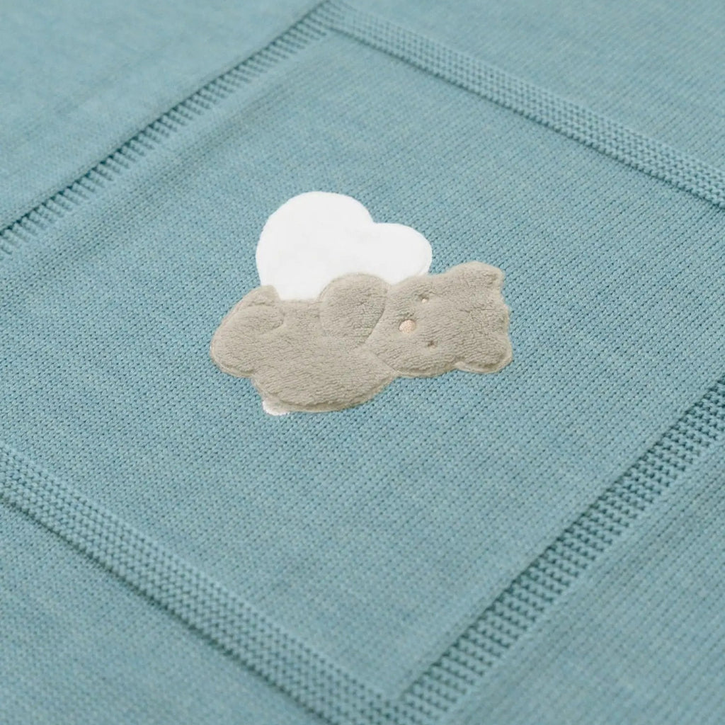 Coperta Neonato Verde TEDDY LOVE 133 by BABY LORD