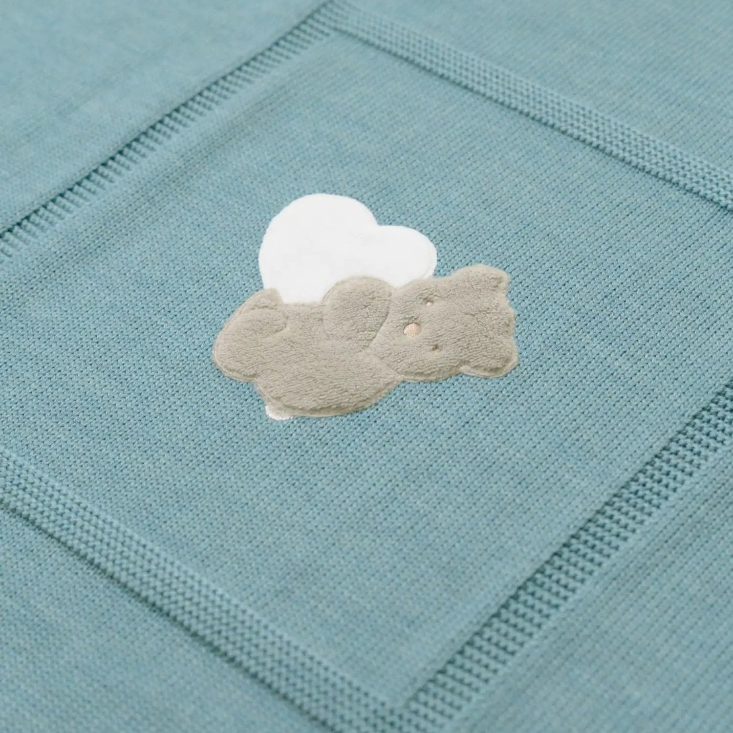 Coperta Neonato Verde TEDDY LOVE 133 by BABY LORD