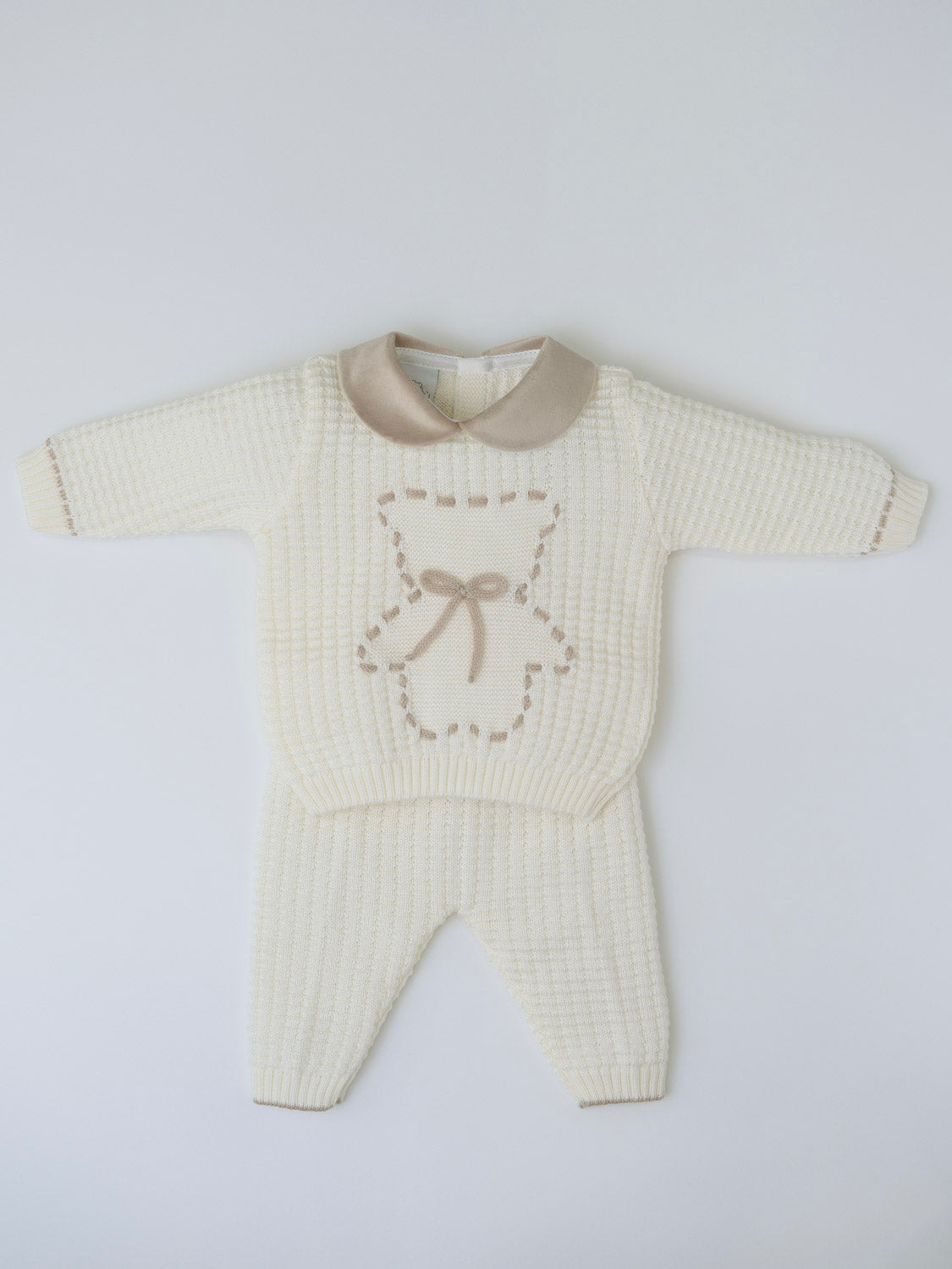 Completo nascita Neonato VANIGLIA IN8050 -  NANU' BABY