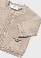 Cardigan Bimbo Beige Tricot Poliammide 2337/49