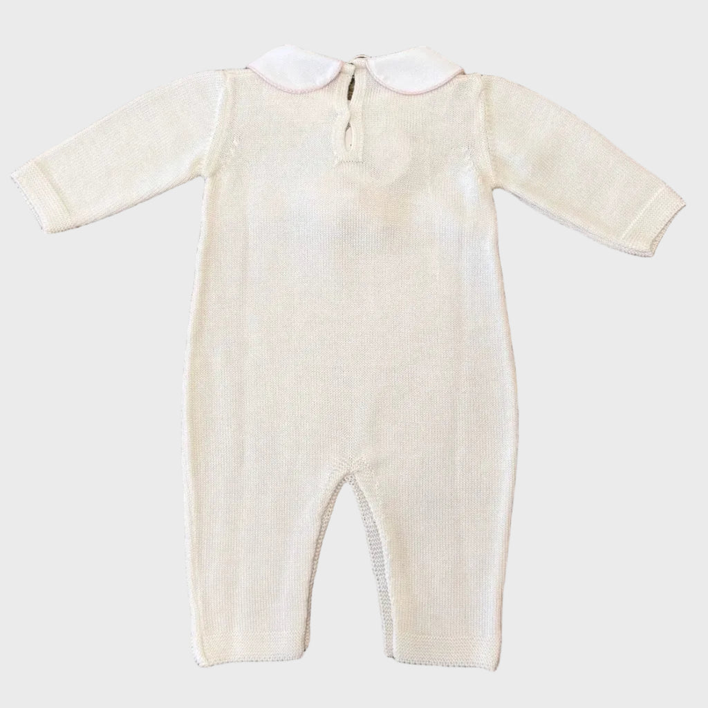 Tutina Neonata Panna DOPPIO FIOCCO 347 by BABY LORD