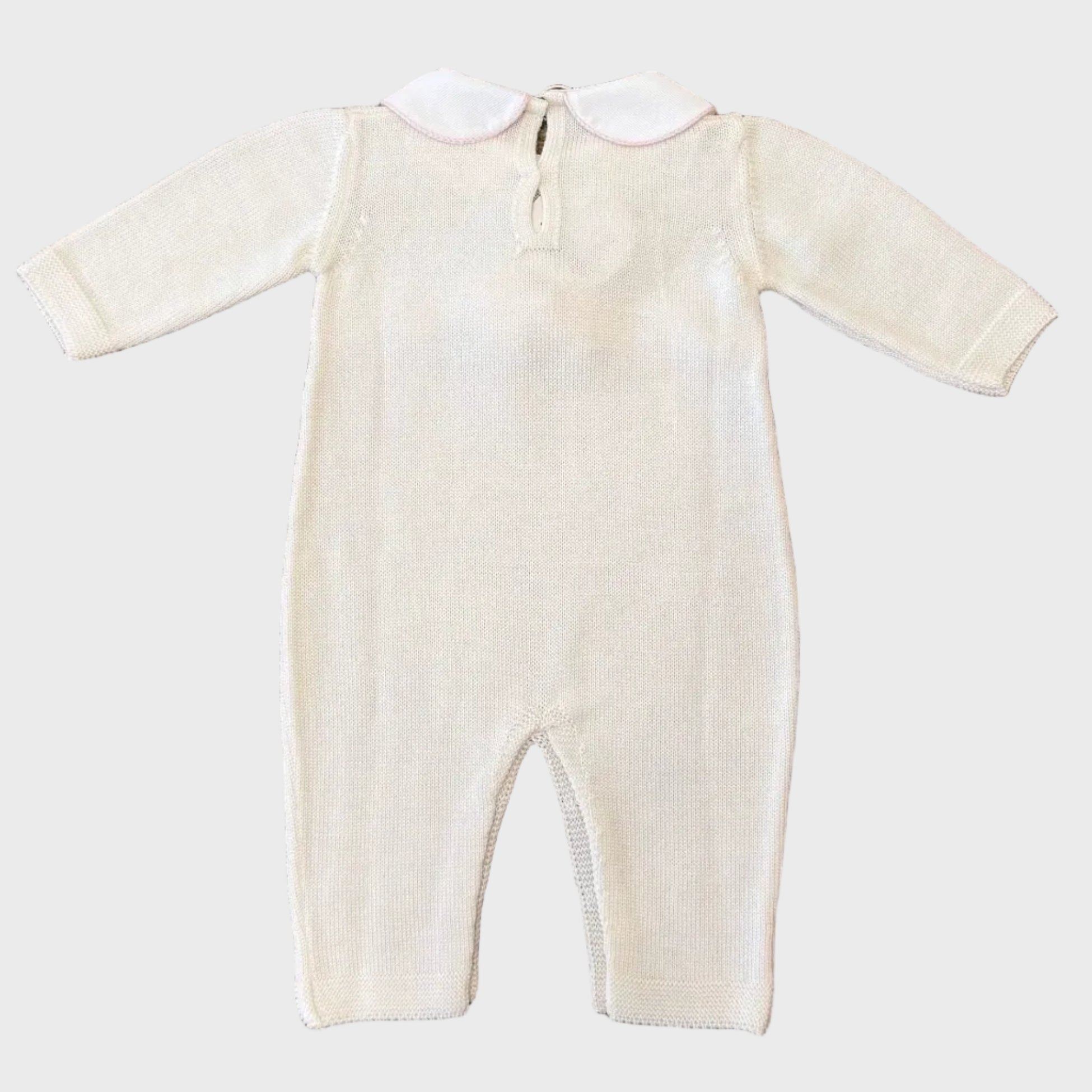 Tutina Neonata Panna DOPPIO FIOCCO 347 by BABY LORD