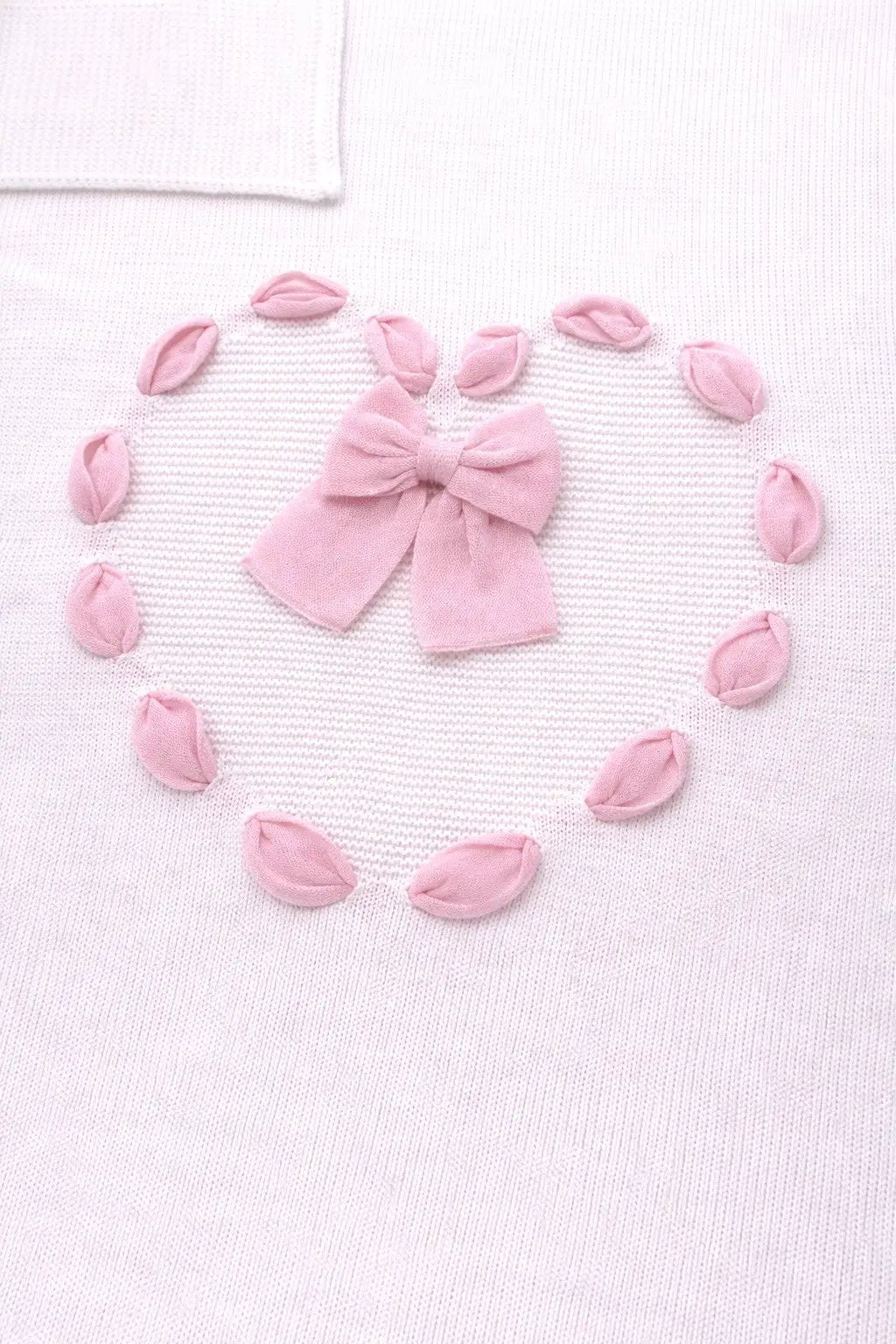 Coperta Neonata Bianco FIOCCO 193 by BABY LORD
