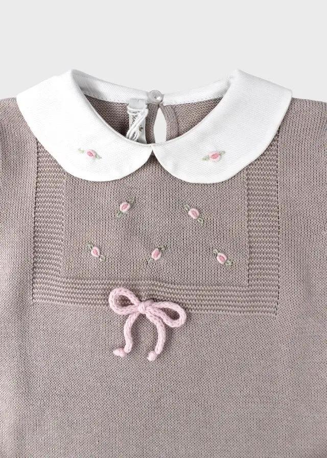 Pagliaccetto Bimba Tortora ROSELLINE 373/T by BABY LORD