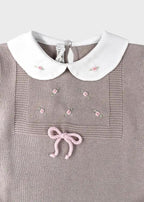 Pagliaccetto Bimba Tortora ROSELLINE 373/T by BABY LORD