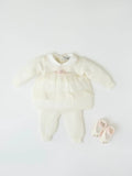 Completo nascita Neonata Panna CLAUDIA/CN by PICCOLA GIUGGIOLA