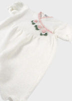 Pagliaccetto Neonata Bianco DELIZIA/TU by PICCOLA GIUGGIOLA
