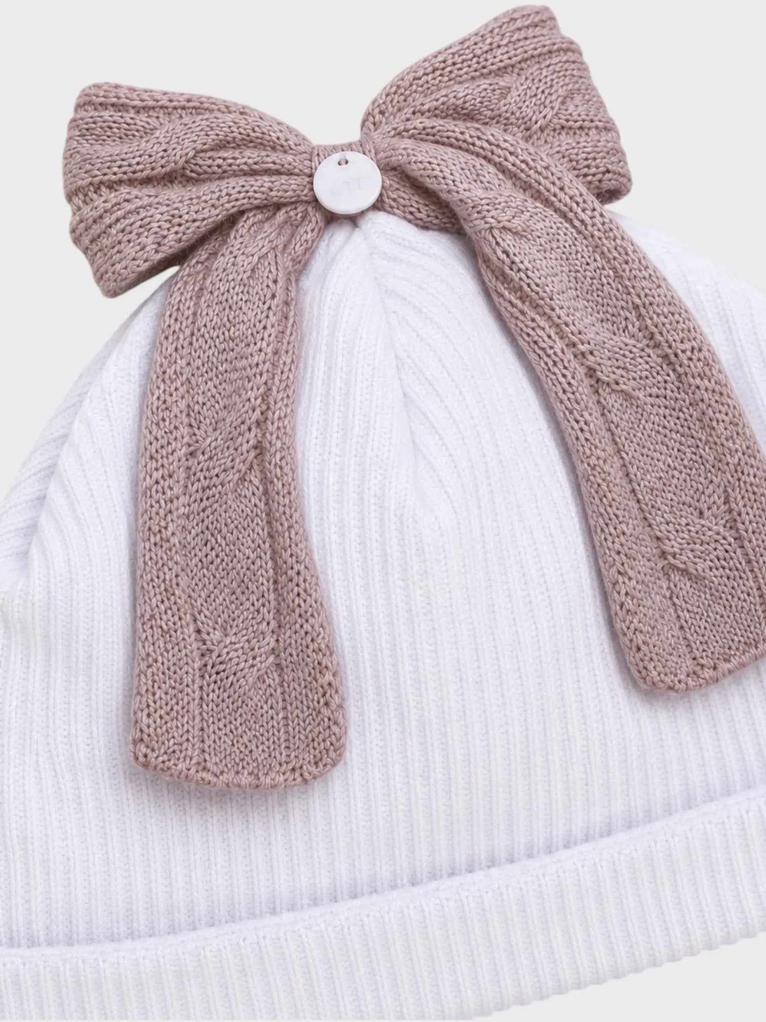 Cappello a coste Neonato Vaniglia IS6773 by MARLU'