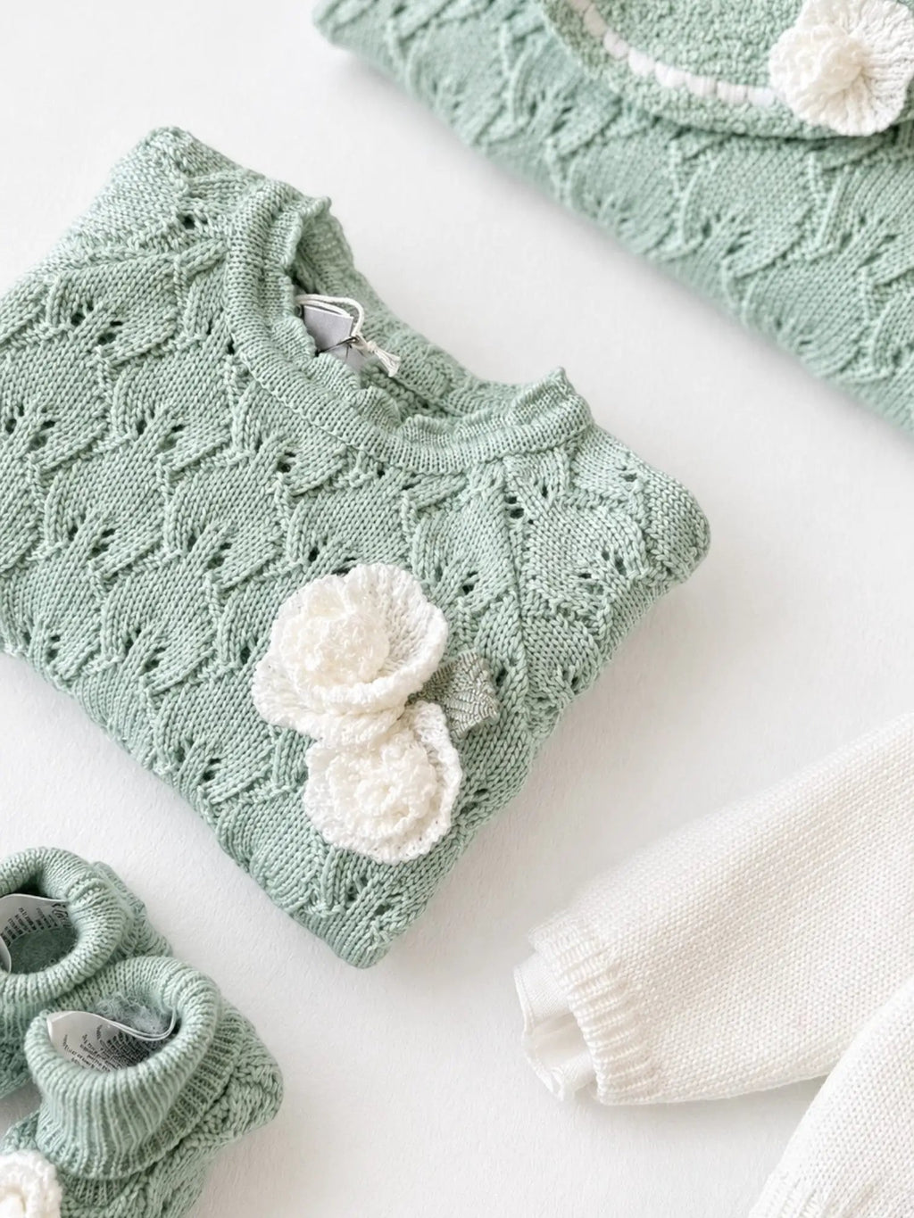 Completo nascita Neonata Verde IS2019 by MARLU'