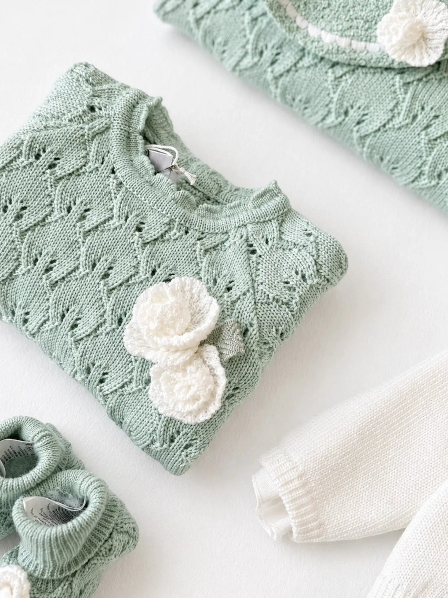 Completo nascita Neonata Verde IS2019 by MARLU'