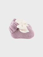 Babbucce Neonata Rosa MAGLIA INGLESE FIOCCO 707/5730 by BABY LORD