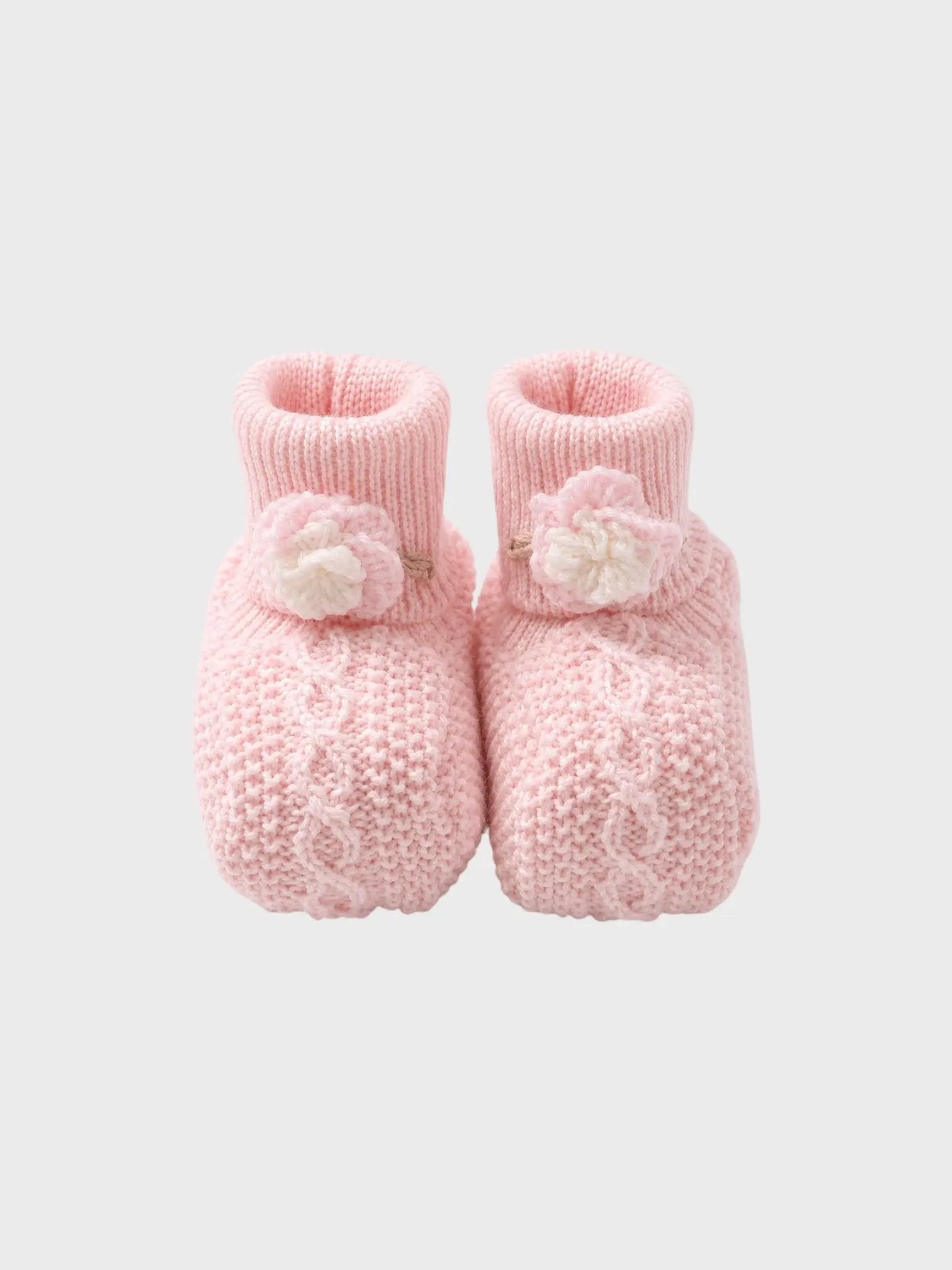 Babbucce Neonata Rosa IS11S by MARLU'
