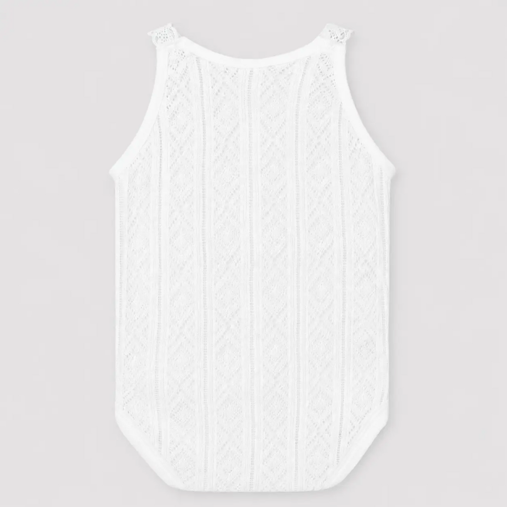 Body Intimo Neonata Bianco Ghiaccio Cotone 1012 by BABIDU'
