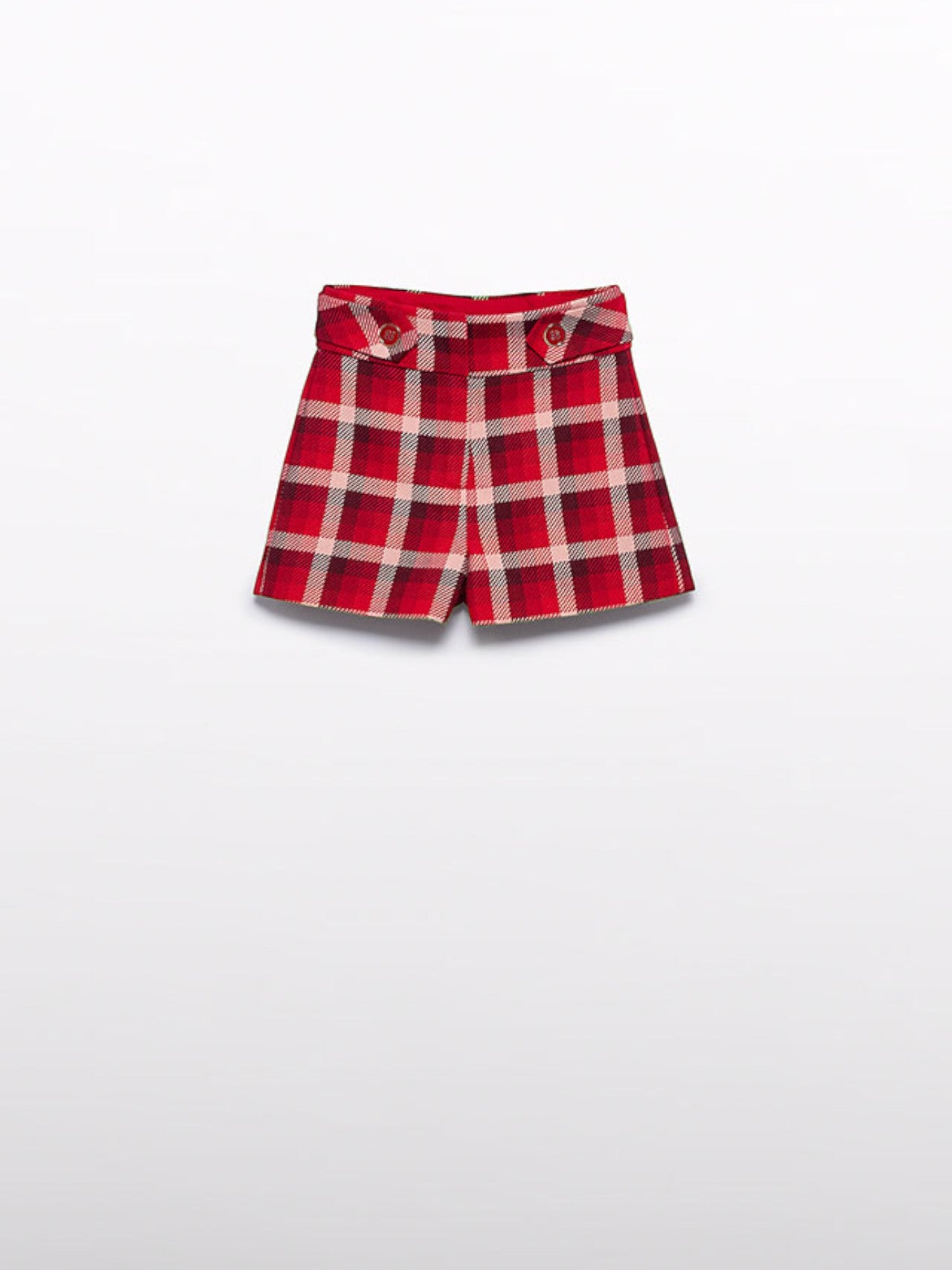 Bermuda quadri Bimba Rosso 5717/2 -  NANU' BABY