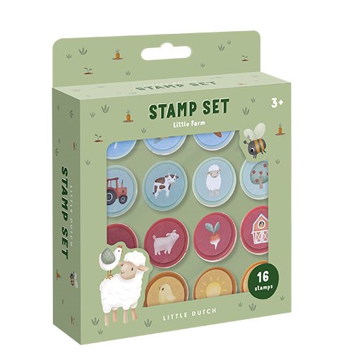 Set 16 timbrini Little Farm  MULTICOLORE 126008 -  NANU' BABY