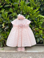 Abito Cerimonia Bimba Rosa EN821MC by MARLU'