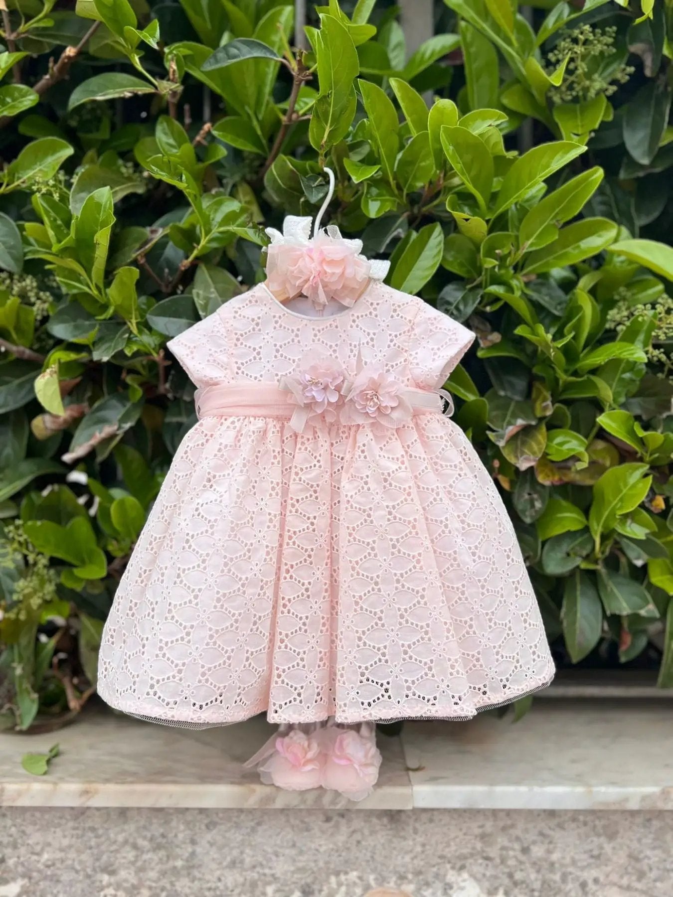 Abito Cerimonia Bimba Rosa EN821MC by MARLU'