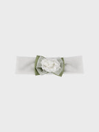 Fascia Cerimonia Neonata Verde Cotone FA081/V by FLO' SARTORIA ITALIANA