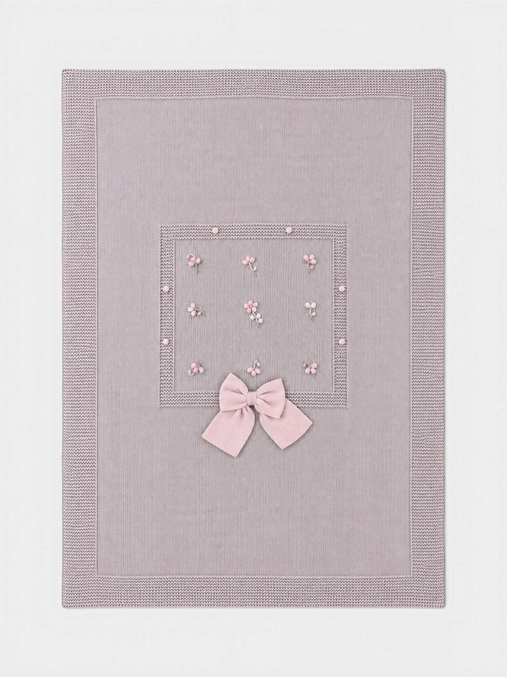 Coperta Neonata Avorio FIORI 132/S by BABY LORD