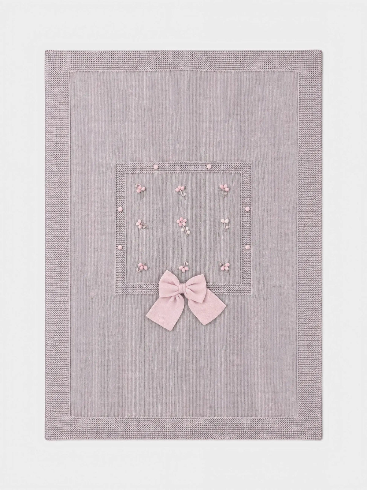 Coperta Neonata Avorio FIORI 132/S by BABY LORD