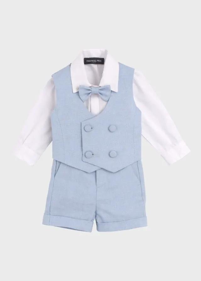 Completo Bimbo Cielo Lino Cotone Poliammide ECR0040/01-C by EMANUEL PRIS