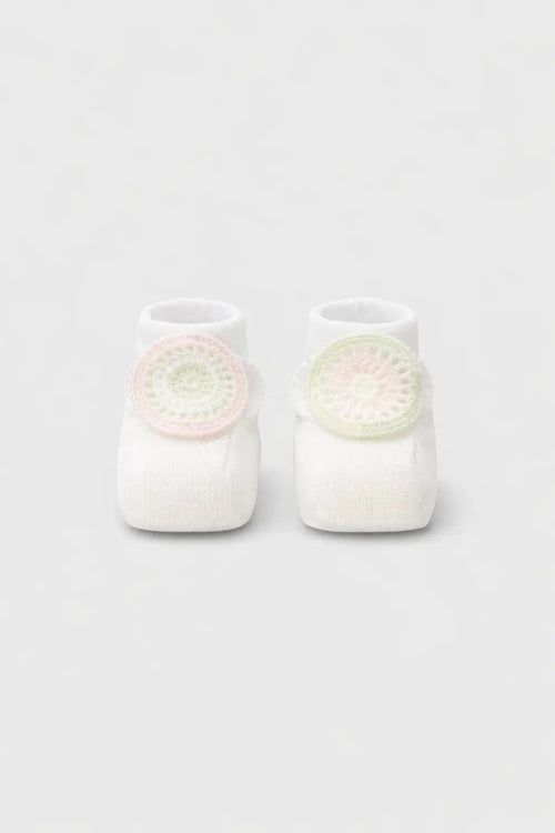 Babbucce Neonata Bianco EP19S by MARLU'