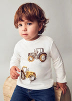 Camicia Bimbo Panna 2069/39 by MAYORAL