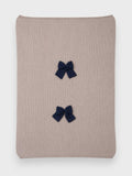 Coperta Neonato Tortora MAGLIA INGLESE FIOCCO 144/4837 by BABY LORD