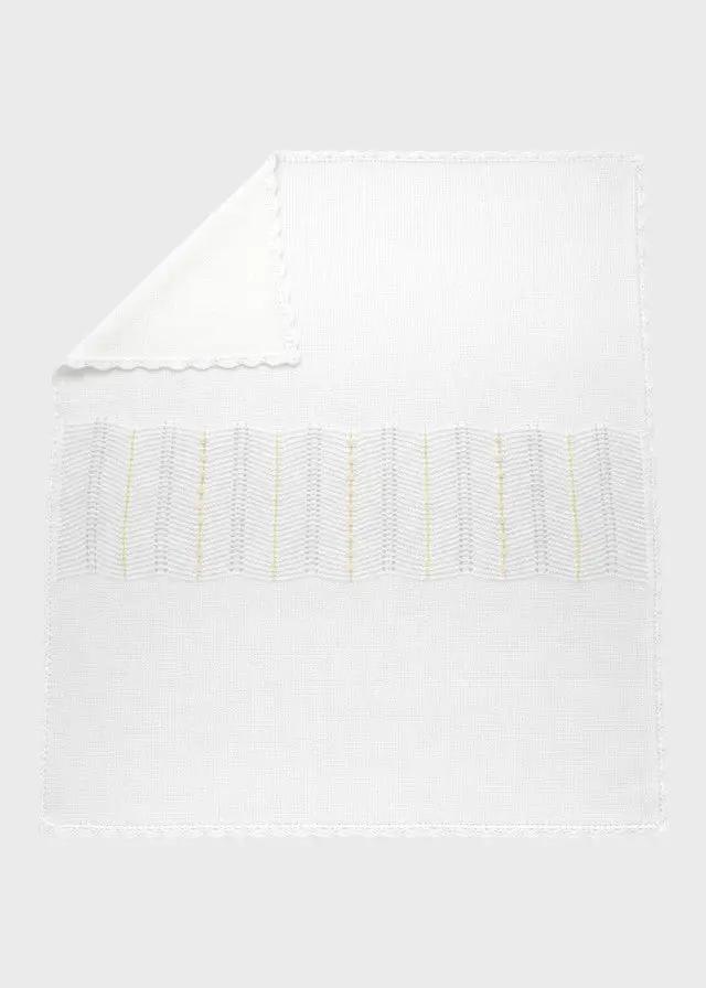 Coperta Neonata Bianco FEDERICA/CO by PICCOLA GIUGGIOLA