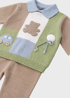Completo nascita Neonato Verde MF218270/4470 by COLORICHIARI