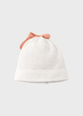 Cuffia Neonata Arancione FIOCCO 681/A by BABY LORD