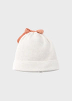 Cuffia Neonata Arancione FIOCCO 681/A by BABY LORD