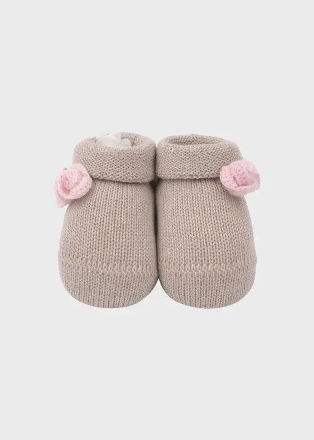 Babbucce Neonata Tortora 763 by BABY LORD