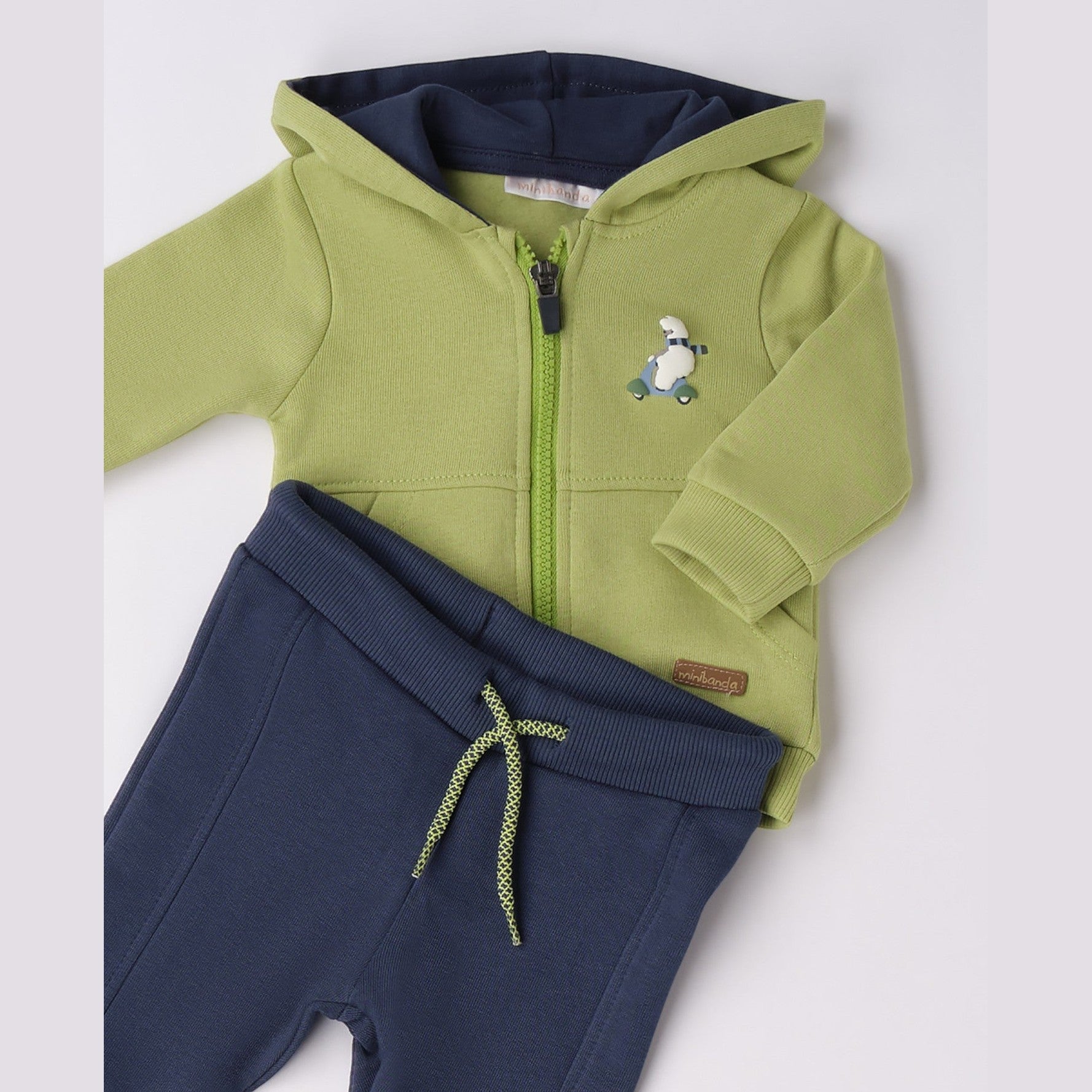 Tuta Jogging Due Pezzi Bimbo Verde 3F632/5223 -  NANU' BABY