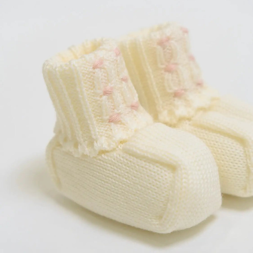 Babbucce Neonata Vaniglia IN11S by MARLU'