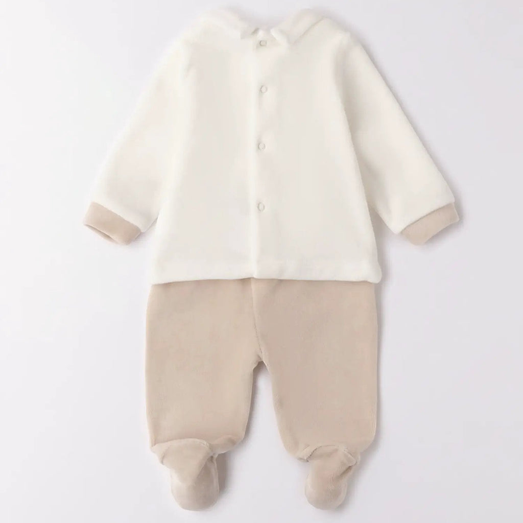 Tutina Neonato Bianco 3F673/112 by MINIBANDA
