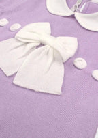 Pagliaccetto Neonata Lilla FIOCCO 355/L by BABY LORD