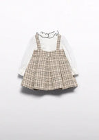 Abito Bimba Beige 5509/4 by ABEL & LULA