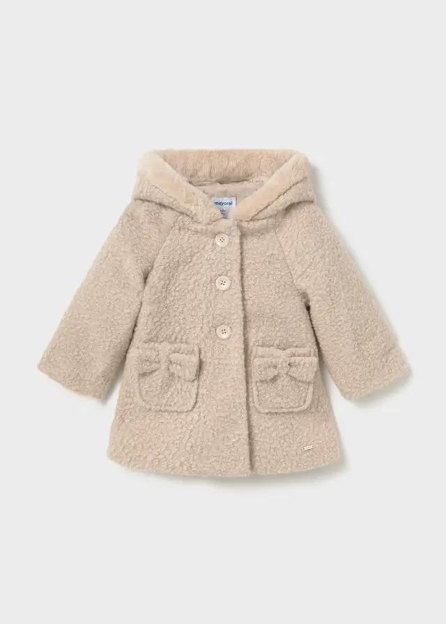 Cappotto Bimba Avorio 2436/82 by MAYORAL