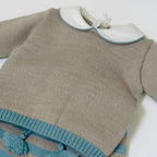 Completo nascita Neonato Verde RIGHE 523 by BABY LORD