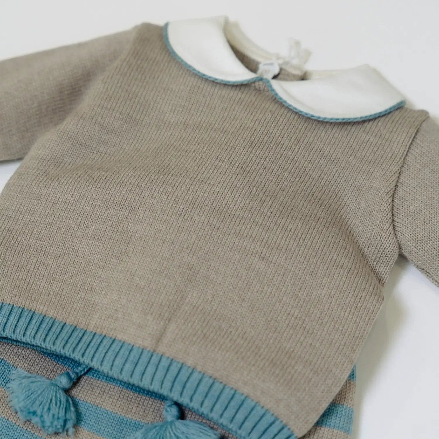 Completo nascita Neonato Verde RIGHE 523 by BABY LORD
